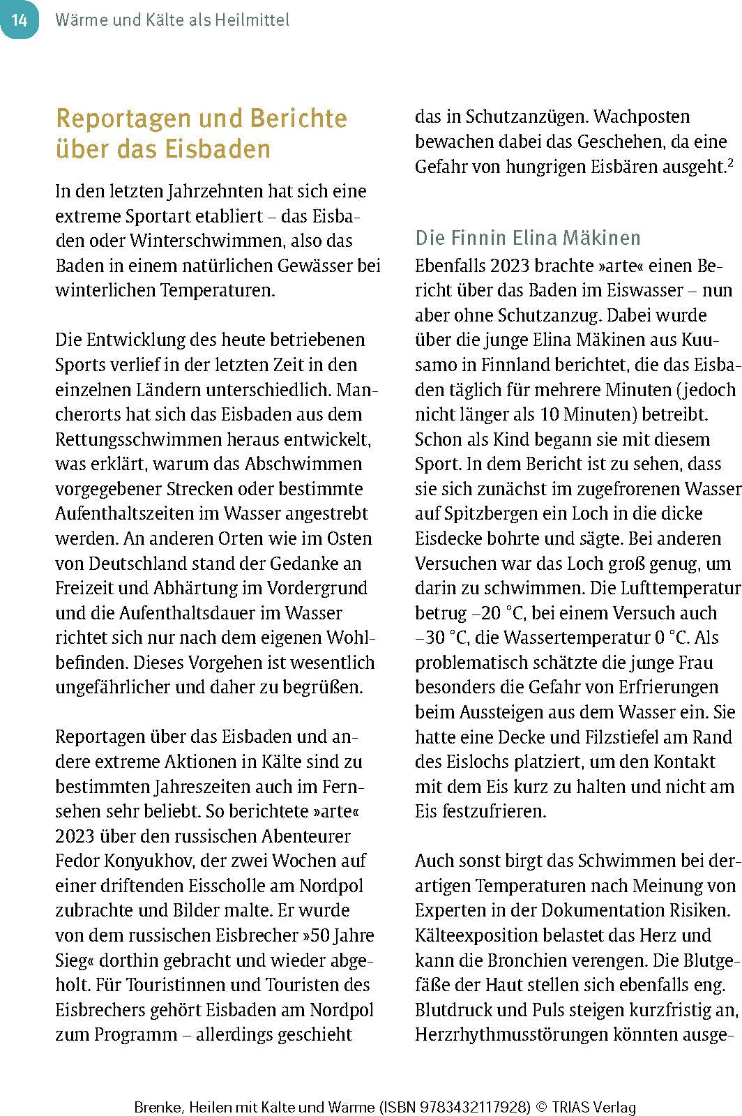 Heilen mit Kälte und Wärme