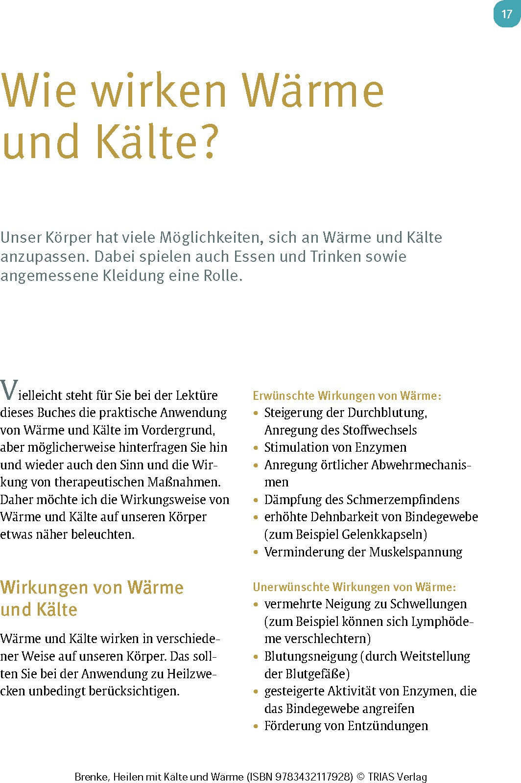 Heilen mit Kälte und Wärme