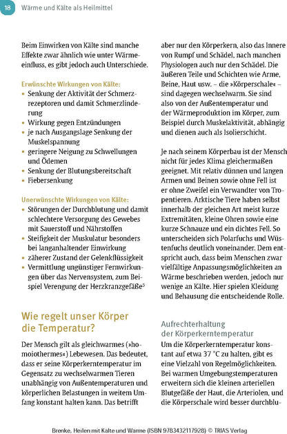 Heilen mit Kälte und Wärme
