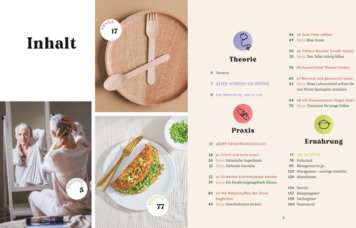 Mit 50 fitter als mit 30 - Das Rezeptbuch