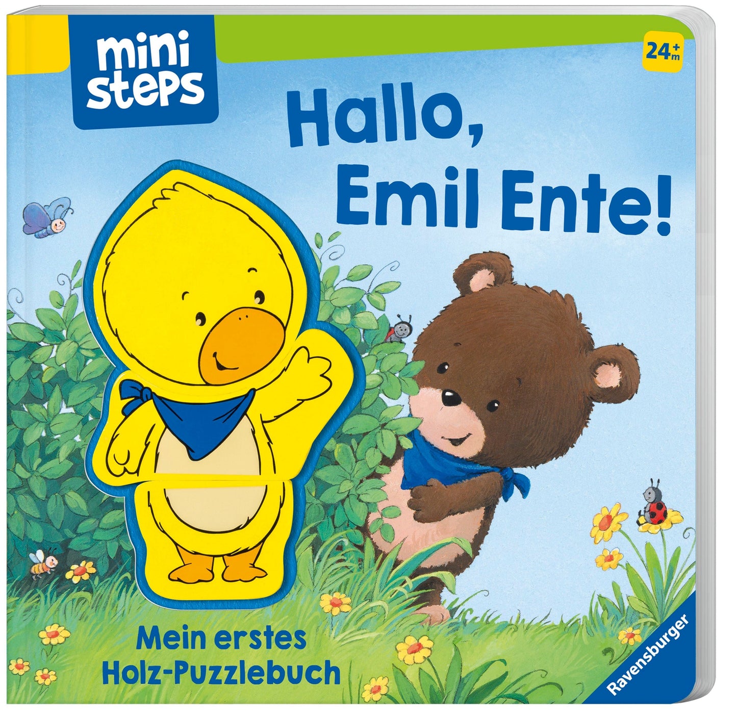 ministeps: Hallo, Emil Ente! Mein erstes Holzpuzzle-Buch