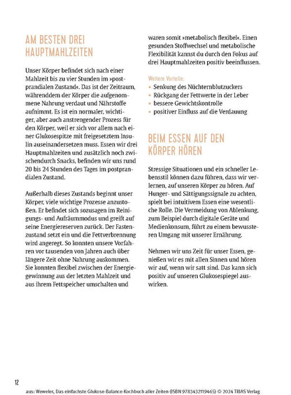 Das einfachste Glukose-Balance-Kochbuch aller Zeiten