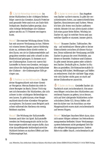 Das einfachste Glukose-Balance-Kochbuch aller Zeiten