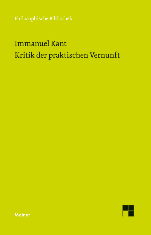 Kritik der praktischen Vernunft (Immanuel Kant)