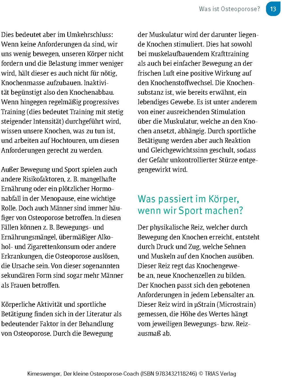 Der kleine Osteoporose-Coach