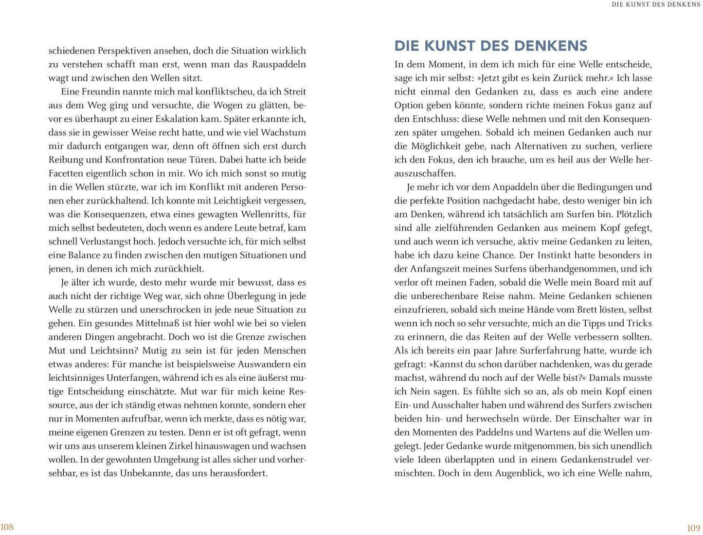 Das Meer, die Welle und ich