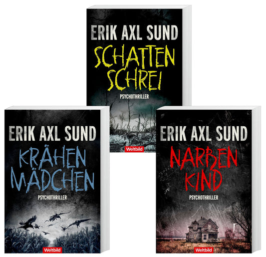 Krähenmädchen/ Narbenkind/ Schattenschrei/ Victoria Bergman Trilogie - 3 Thriller in einem Buchpaket