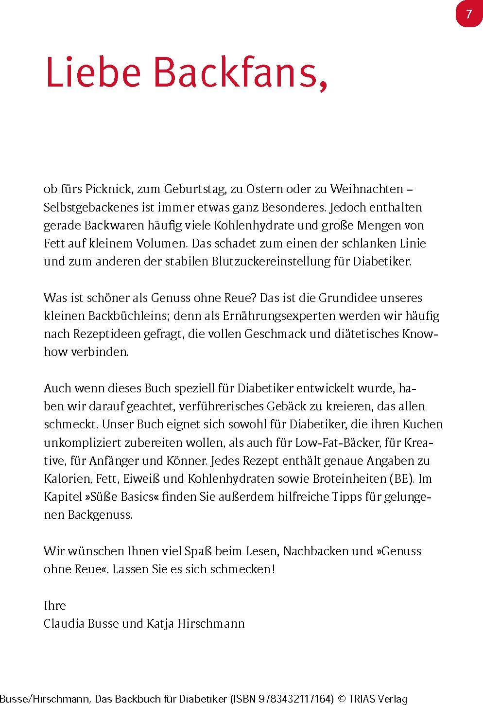 Das Backbuch für Diabetiker