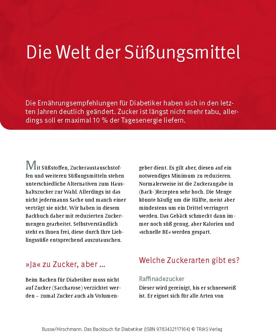 Das Backbuch für Diabetiker