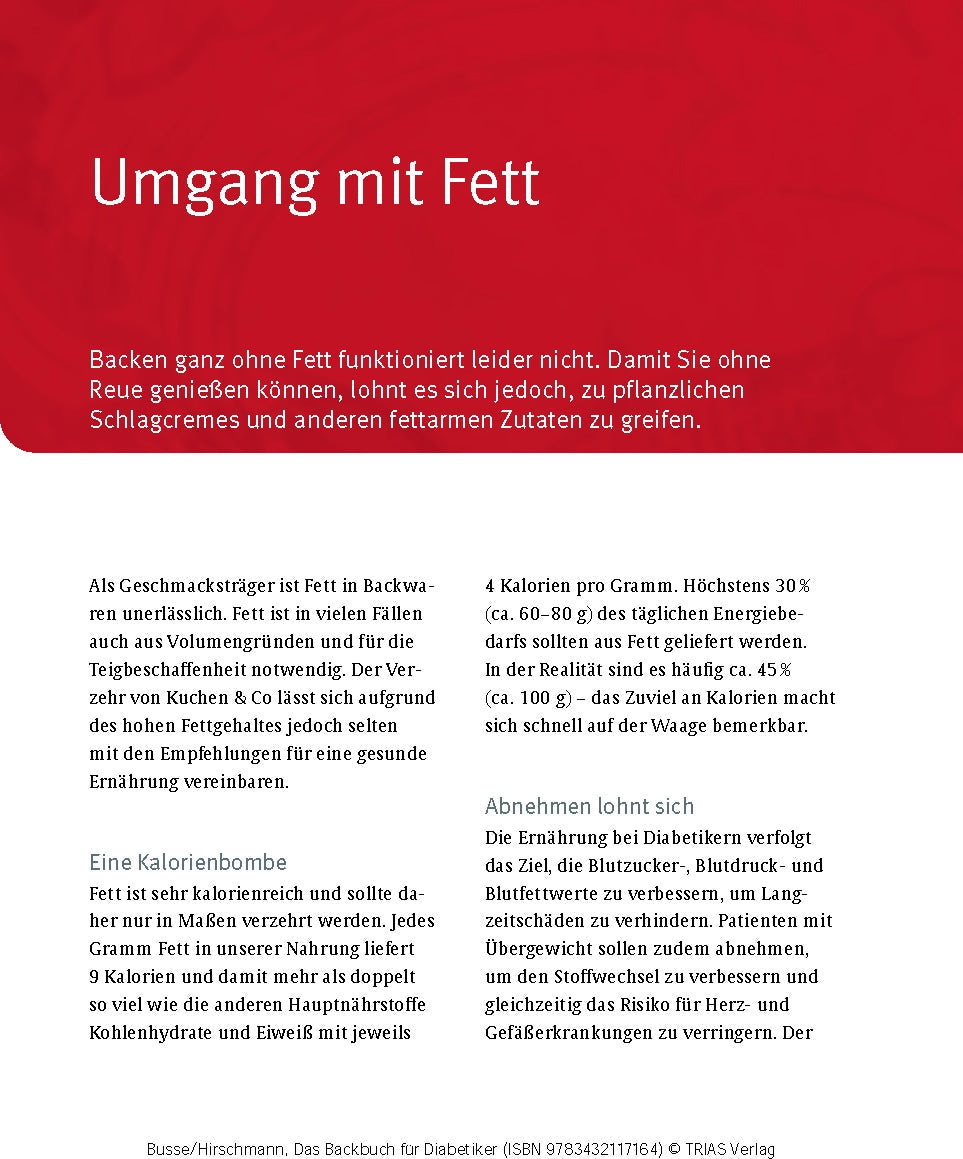 Das Backbuch für Diabetiker