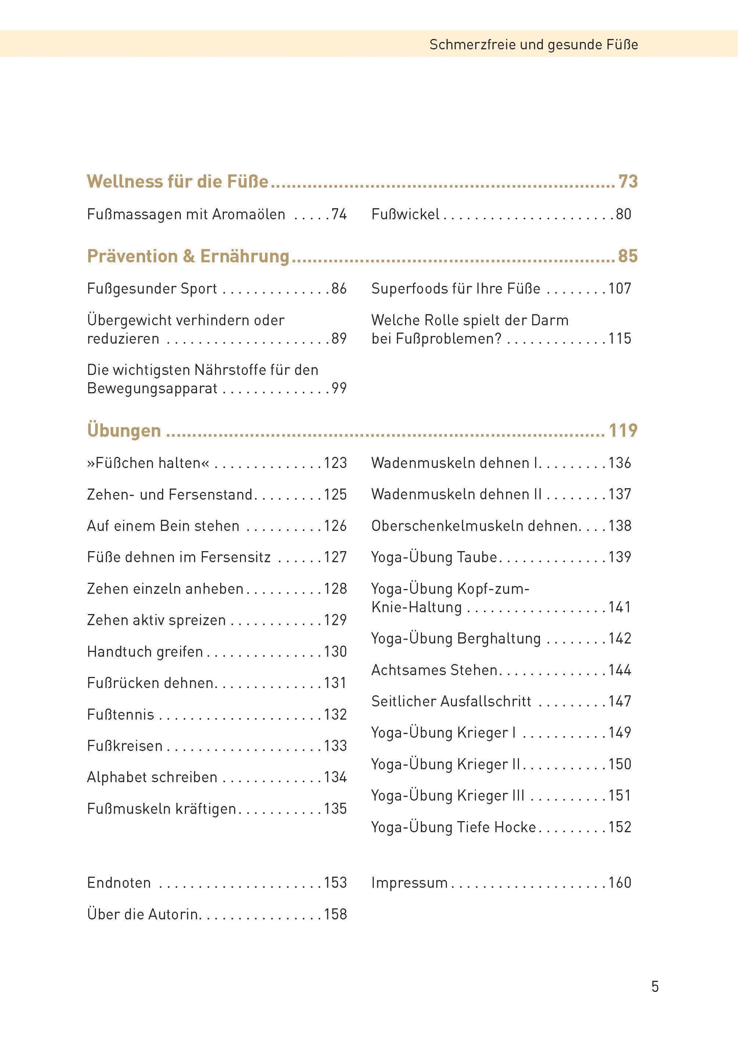 Schmerzfreie und gesunde Füsse