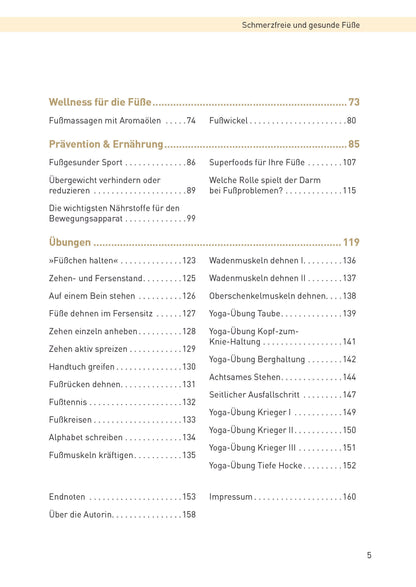 Schmerzfreie und gesunde Füsse