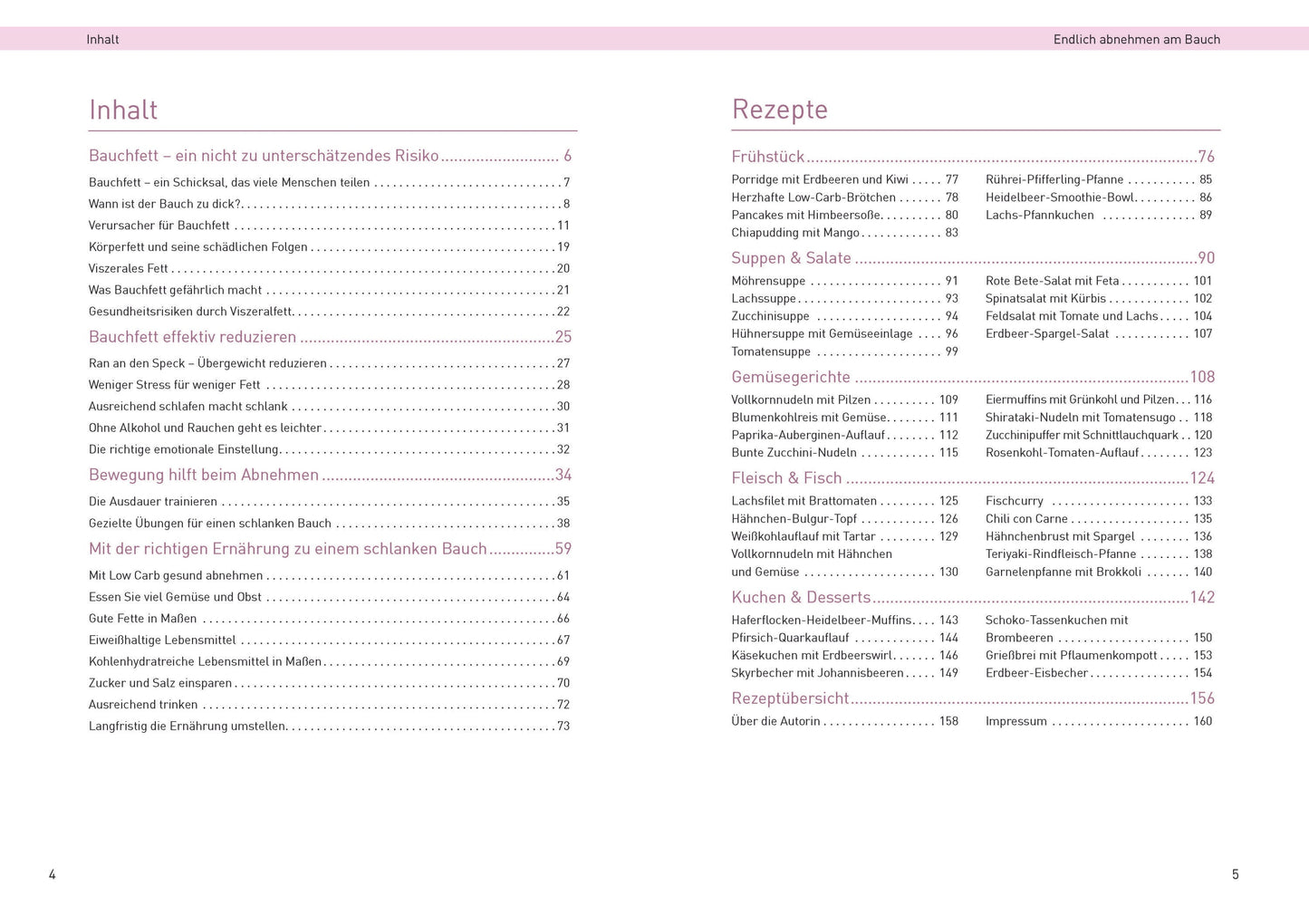 Endlich Abnehmen am Bauch