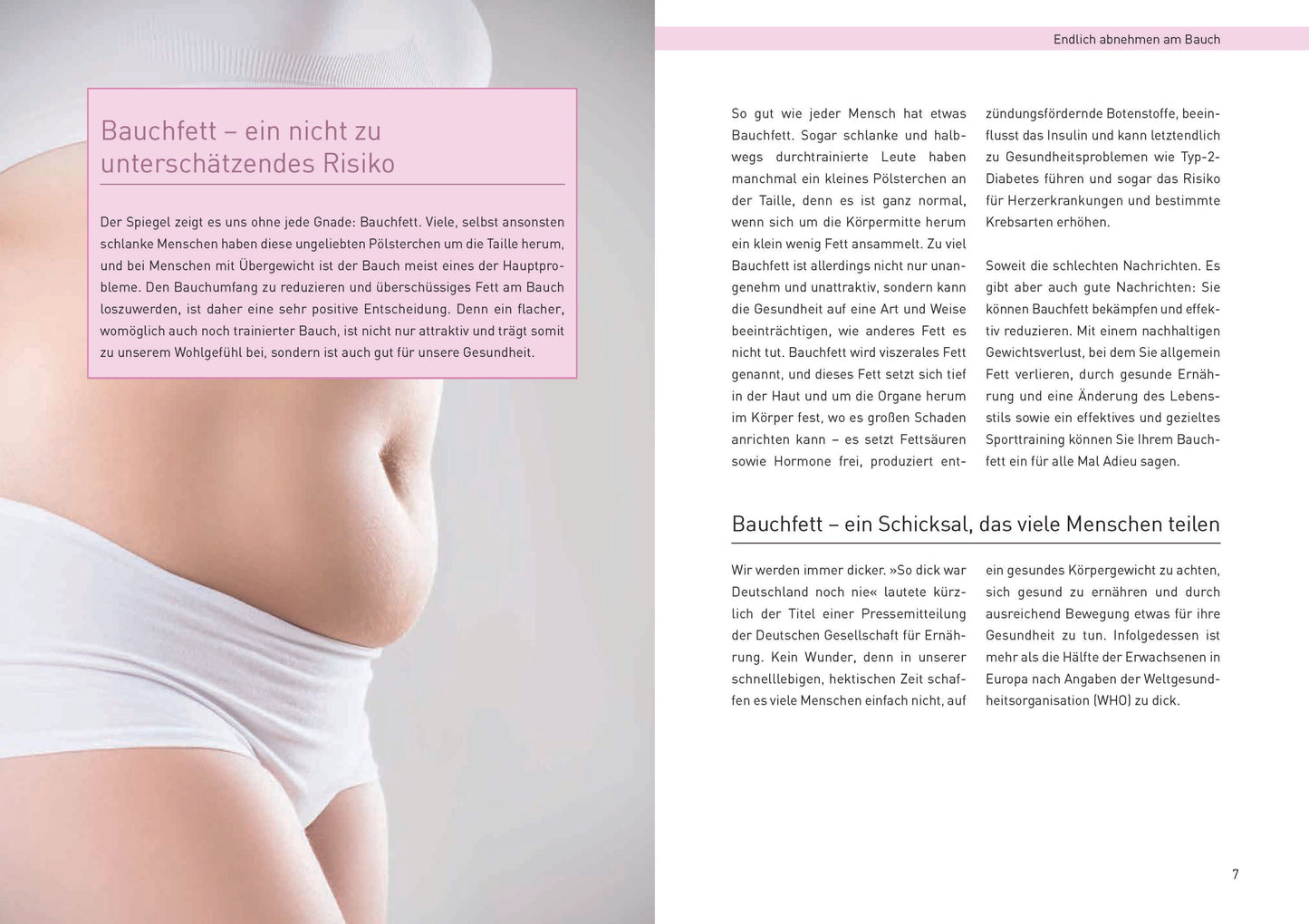 Endlich Abnehmen am Bauch