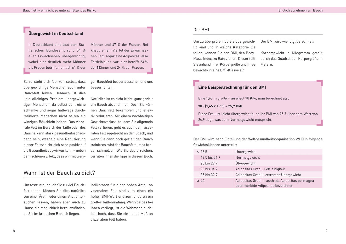 Endlich Abnehmen am Bauch