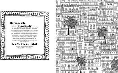 Ausmalparadies - Sehnsuchtsort Marrakesch