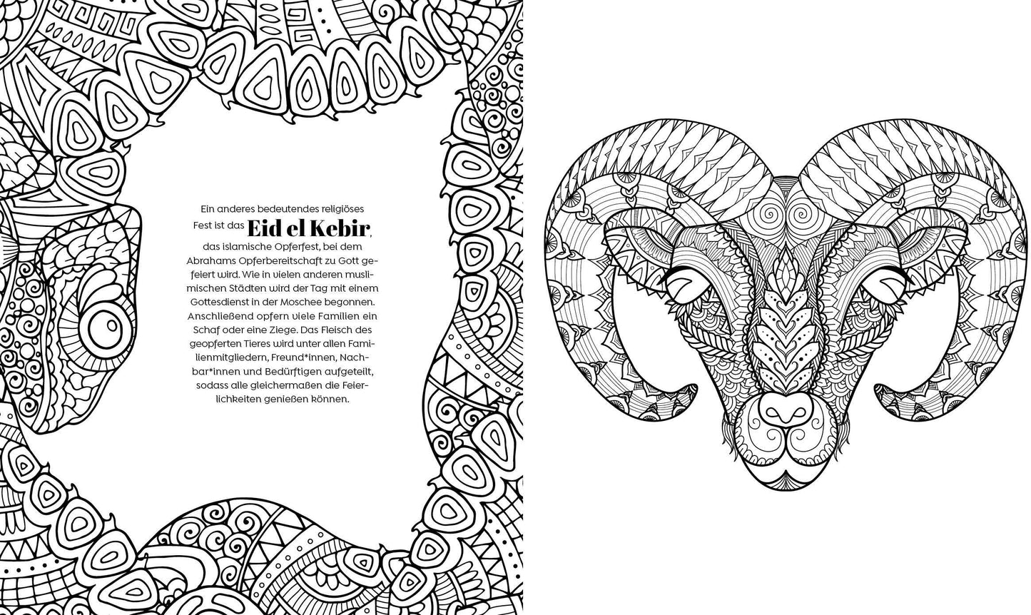 Ausmalparadies - Sehnsuchtsort Marrakesch