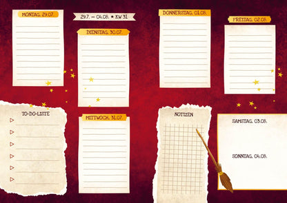 Mein Schülerkalender für Harry Potter-Fans! 2024/2025