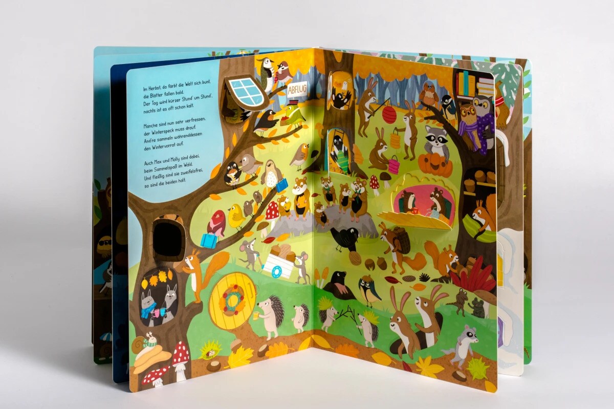 Ein Jahr voller Abenteuer - Das grosse Jahreszeiten-Wimmelbuch