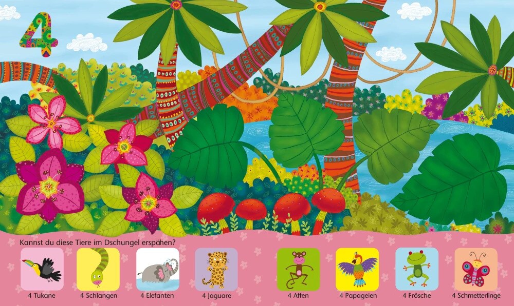 Mein buntes Klappenbuch: Erste Zahlen von 1 bis 5