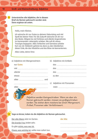 Klett Team Drachenstark: Das grosse Trainingsbuch Deutsch 4. Klasse