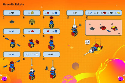 LEGO® - Bauen und Spielen - Raketen, m. 1 Buch, m. 1 Beilage, m. 1 Beilage