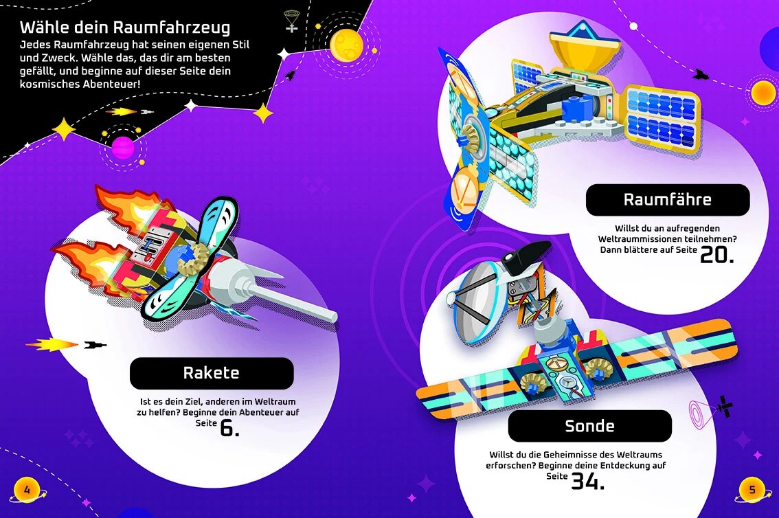 LEGO® - Bauen und Spielen - Raketen, m. 1 Buch, m. 1 Beilage, m. 1 Beilage