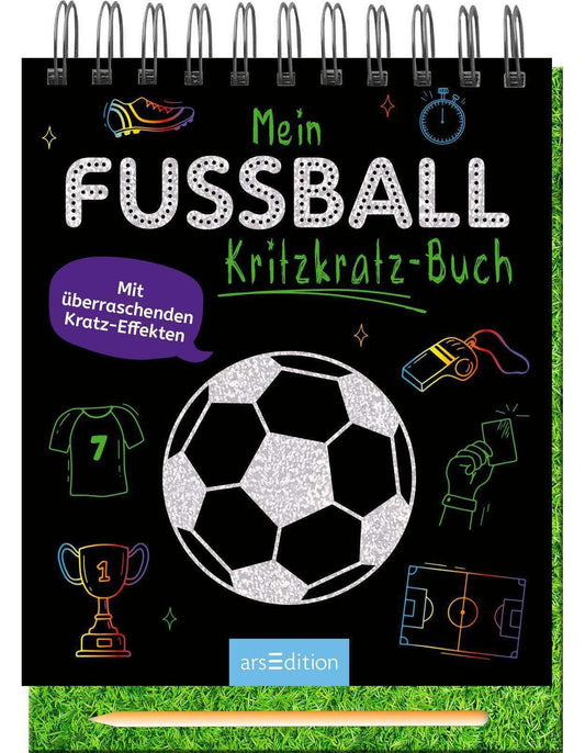 Mein Fussball-Kritzkratz-Buch