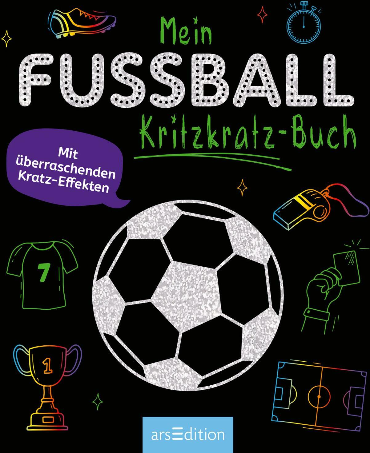 Mein Fussball-Kritzkratz-Buch