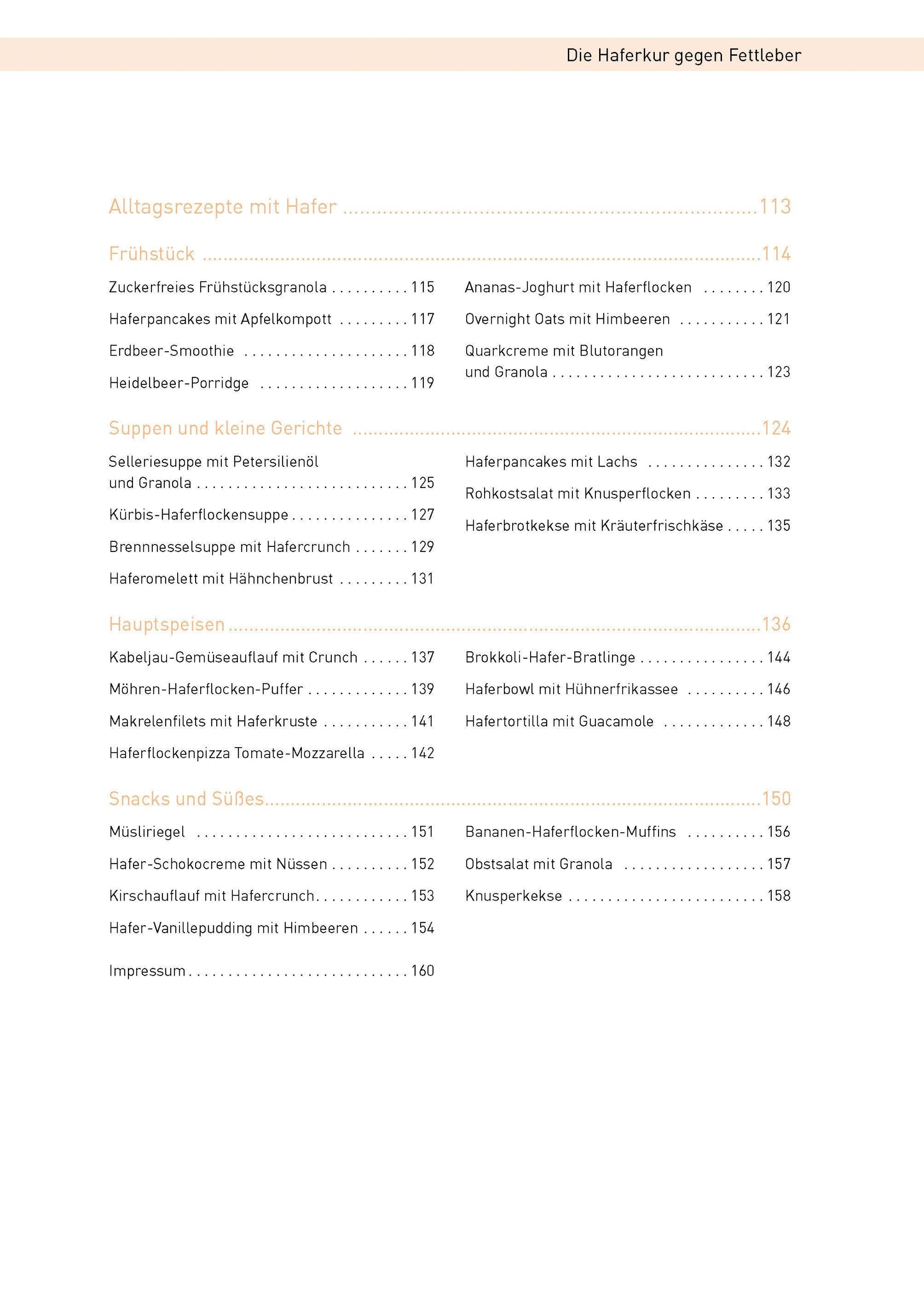 Die Haferkur gegen Fettleber