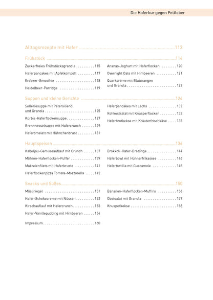 Die Haferkur gegen Fettleber