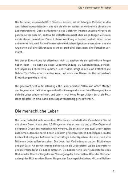 Die Haferkur gegen Fettleber