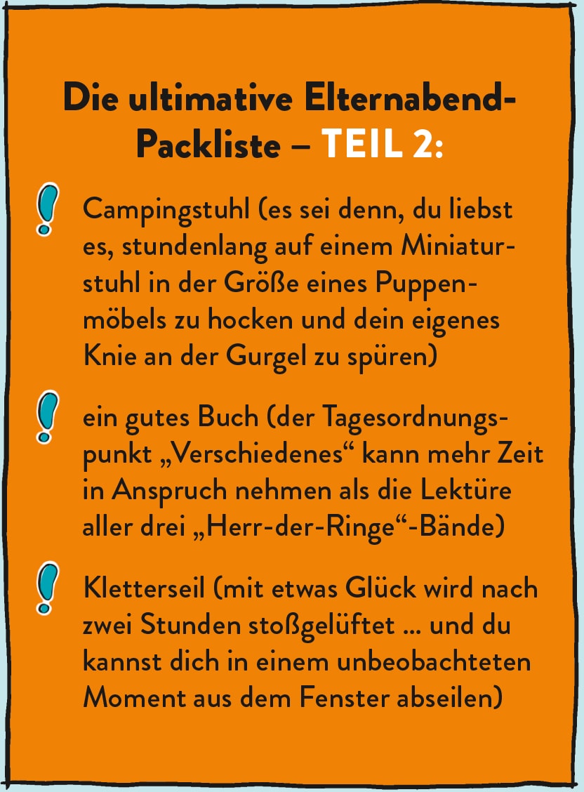 Survival Guide für den Elternabend