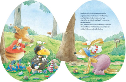 Der kleine Rabe Socke: Alles gefärbt! Konturgestanzt