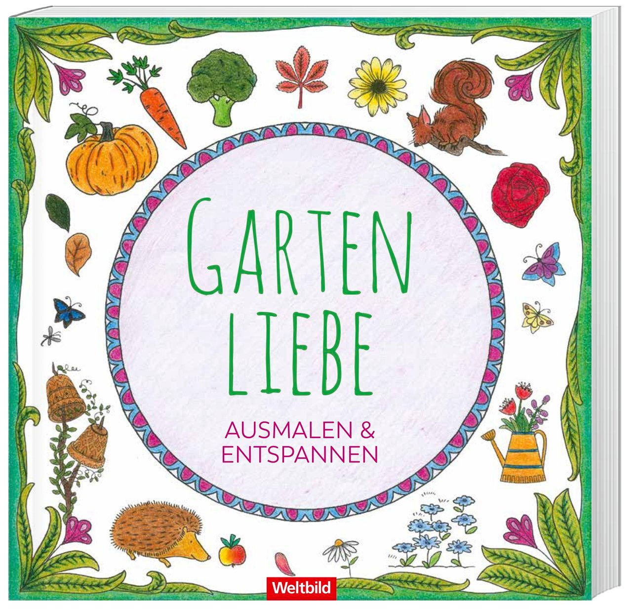 Gartenliebe - Ausmalen und Entspannen