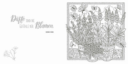 Gartenliebe - Ausmalen und Entspannen