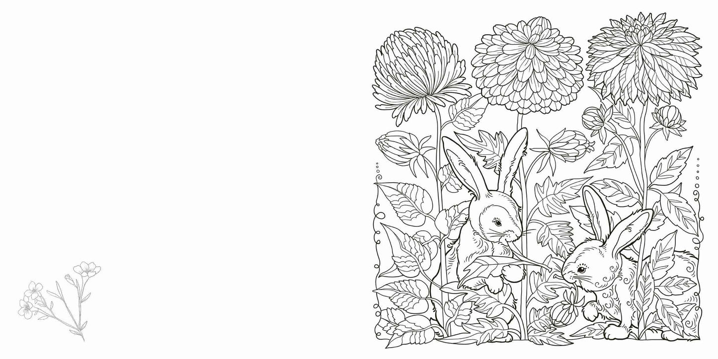 Gartenliebe - Ausmalen und Entspannen