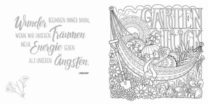 Gartenliebe - Ausmalen und Entspannen