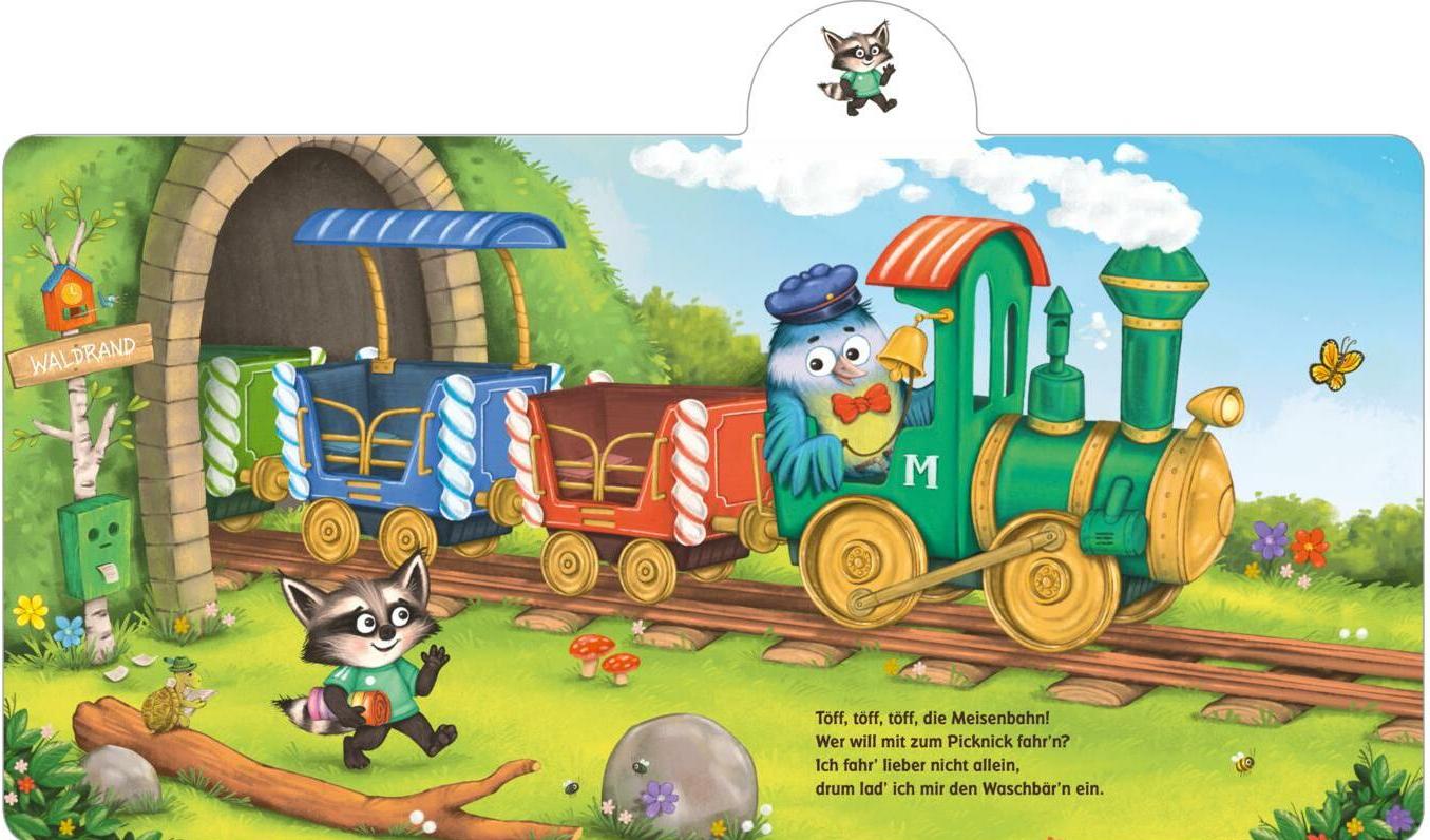 Töff, töff, töff, die Meisenbahn