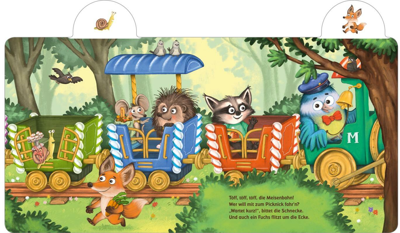 Töff, töff, töff, die Meisenbahn