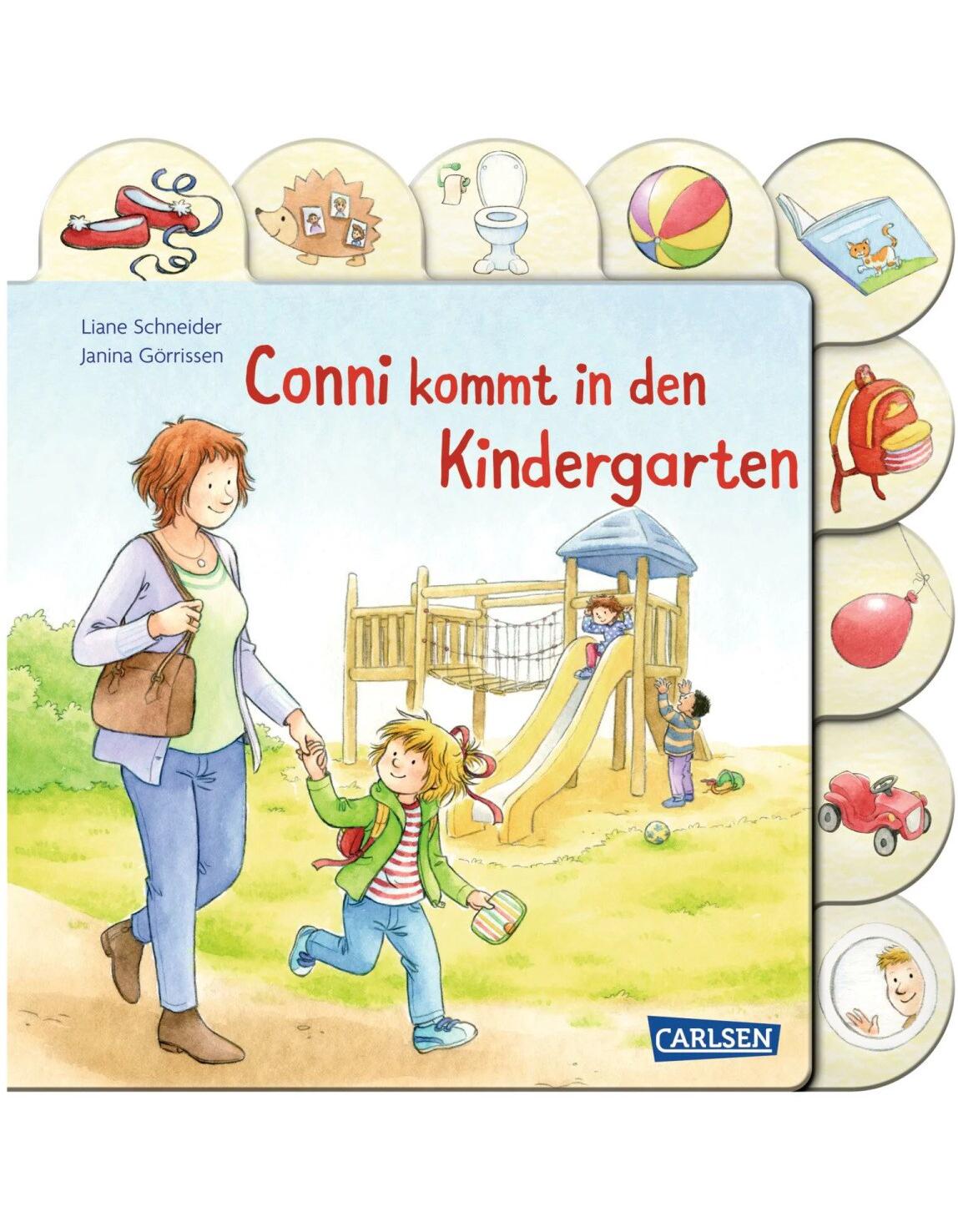 Conni-Pappbilderbuch: Conni kommt in den Kindergarten