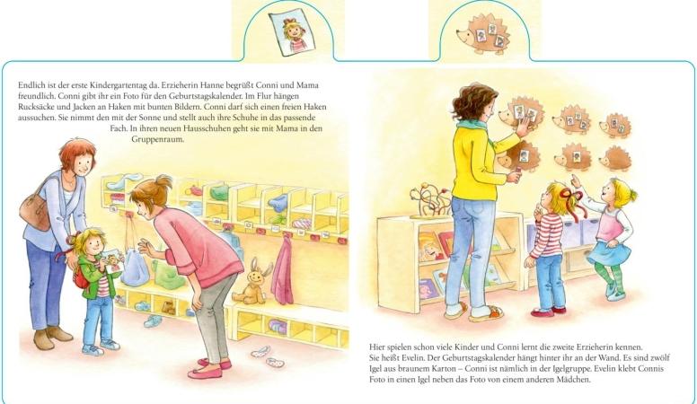 Conni-Pappbilderbuch: Conni kommt in den Kindergarten