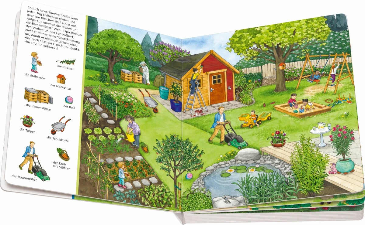 Mein grosses Sachen suchen: Bei uns im Garten