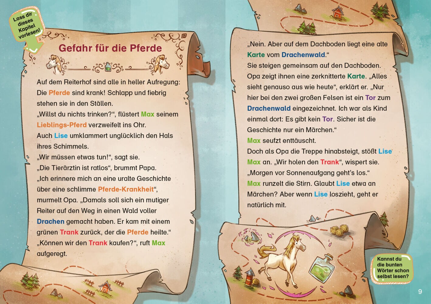 Penguin JUNIOR - Einfach selbst lesen: Der geheime Drachenwald - (Lesestufe 1)