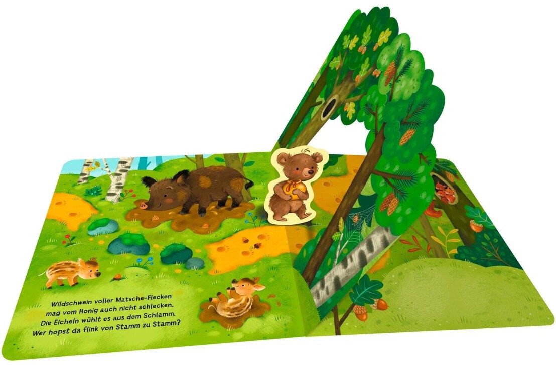 Meine Mitspiel-Pappe: Magst du mit mir Honig naschen?