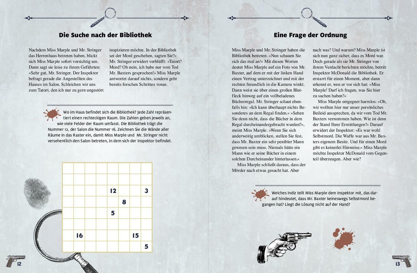 Krimi-Logikrätsel Die grossen Detektive