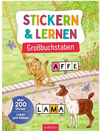 Stickern & Lernen - Grossbuchstaben