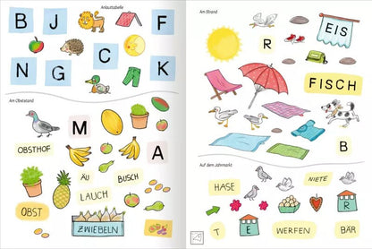 Stickern & Lernen - Grossbuchstaben