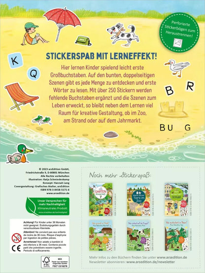 Stickern & Lernen - Grossbuchstaben