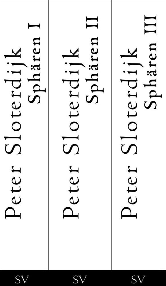 Sphären, 3 Teile (Peter Sloterdijk)